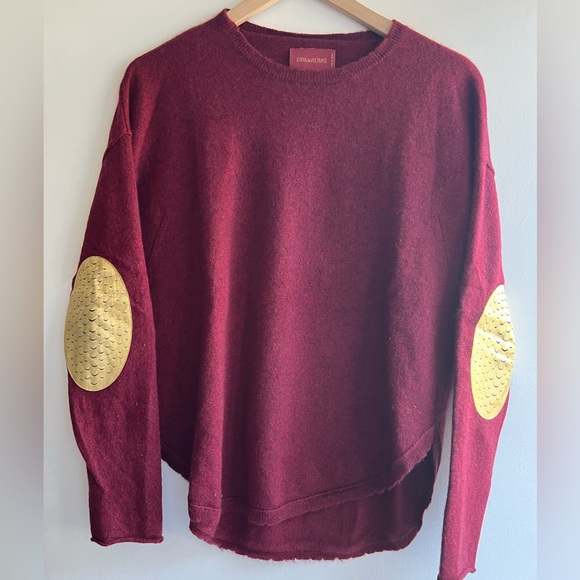 Zadig& Voltaire burgundy cashmere sweater size Small - Picture 4 of 7